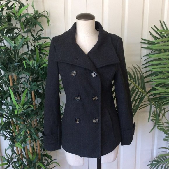 Thread & Supply Jackets & Blazers - Thread & Supply Small Gray Peacoat